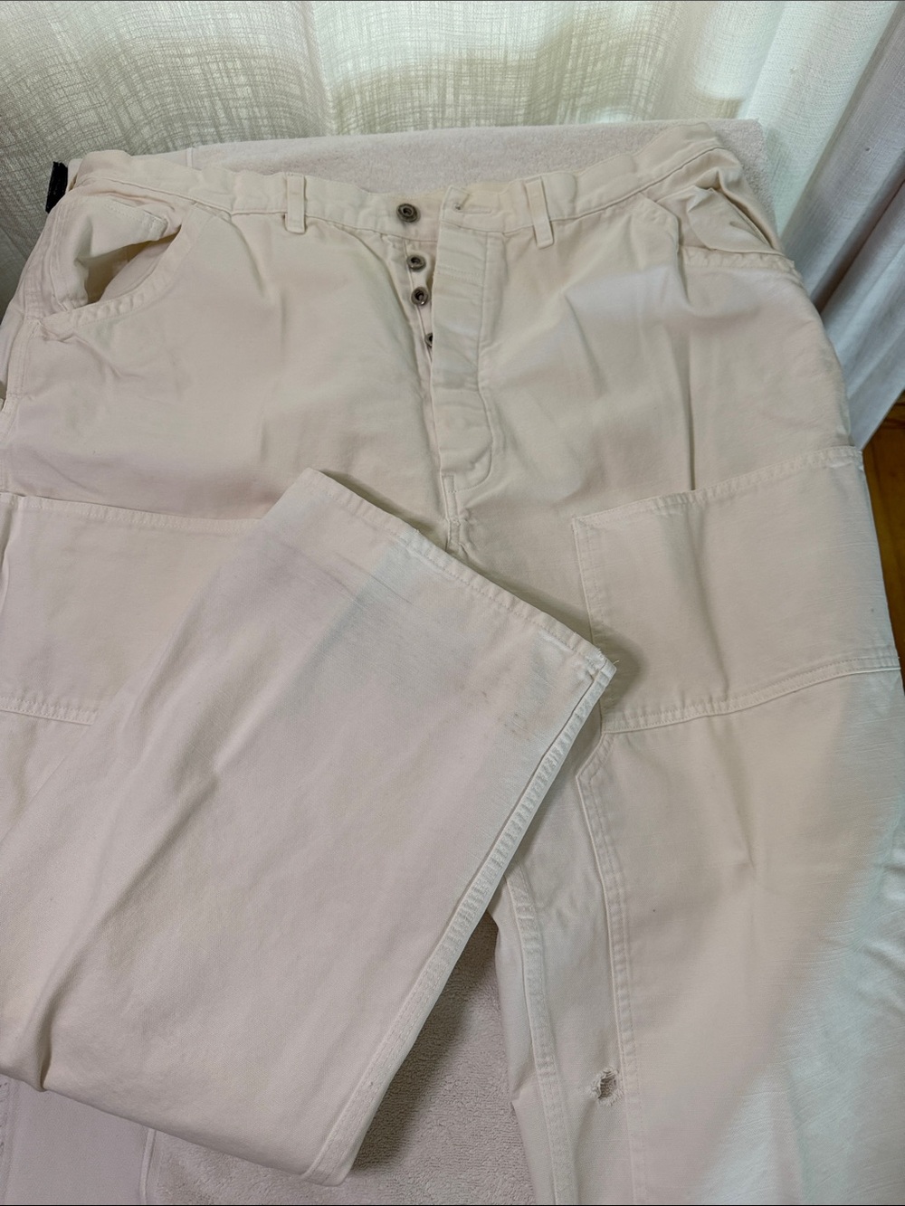 Ralph Lauren Cream Cargo Pants